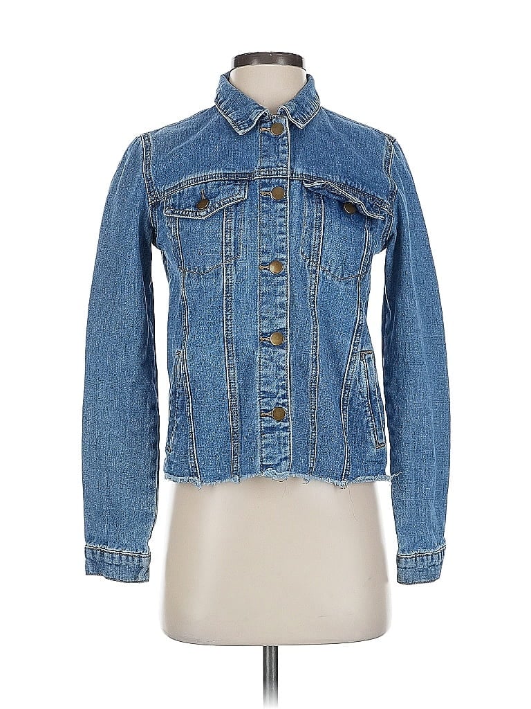 Pre-owned Forever 21 Denim Jacket In Blue