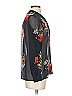 Joie Floral Black Blue Long Sleeve Blouse Size XS - photo 4