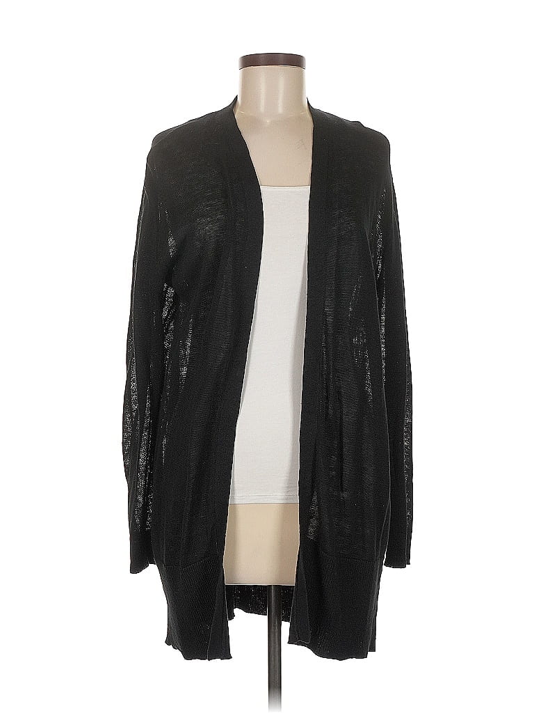 Pre-owned Ann Taylor Cardigan Sweater In Black