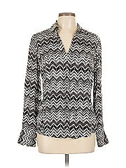 Ann Taylor Long Sleeve Silk Top