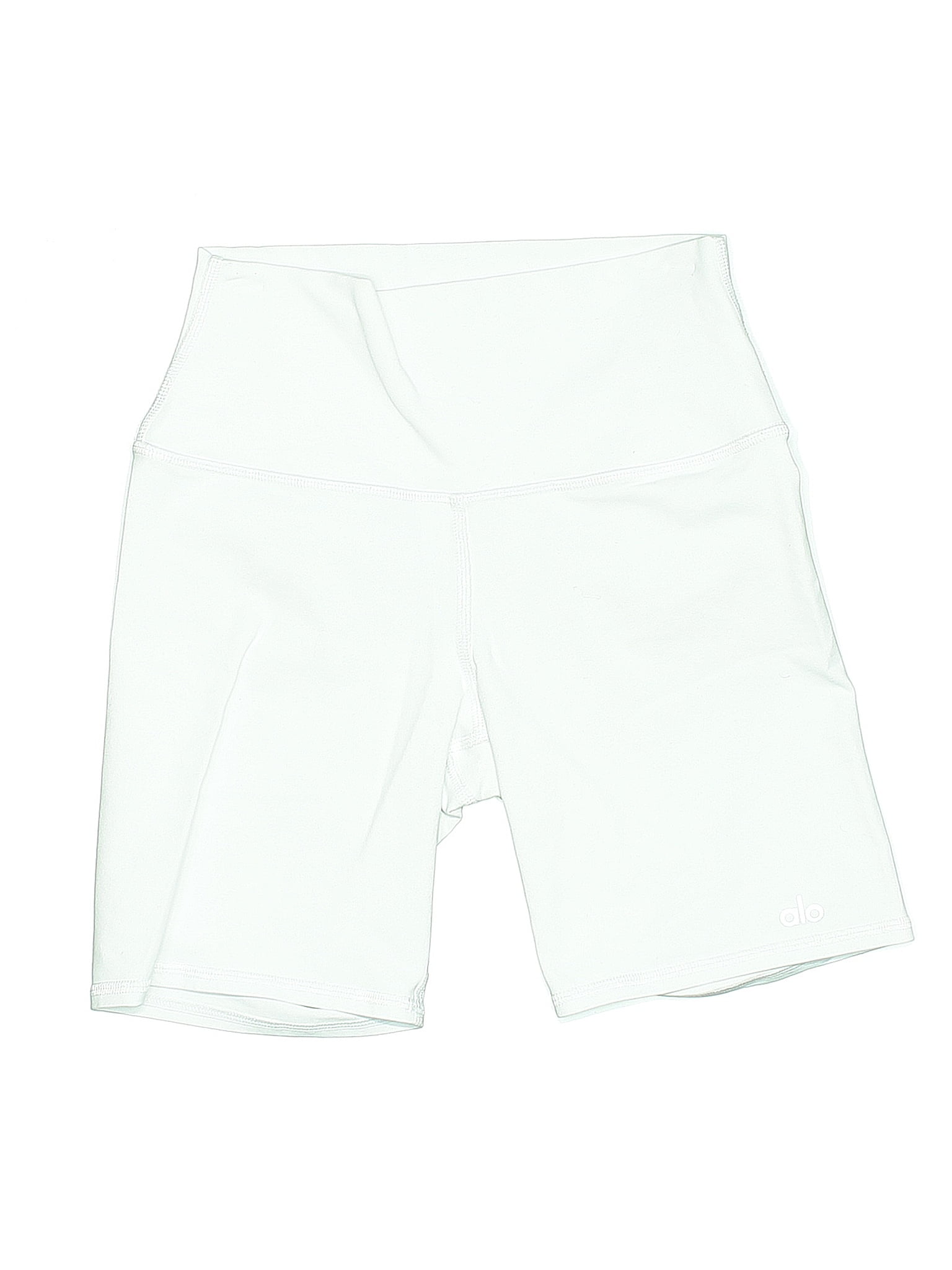 Alo Solid White Athletic Shorts Size XS