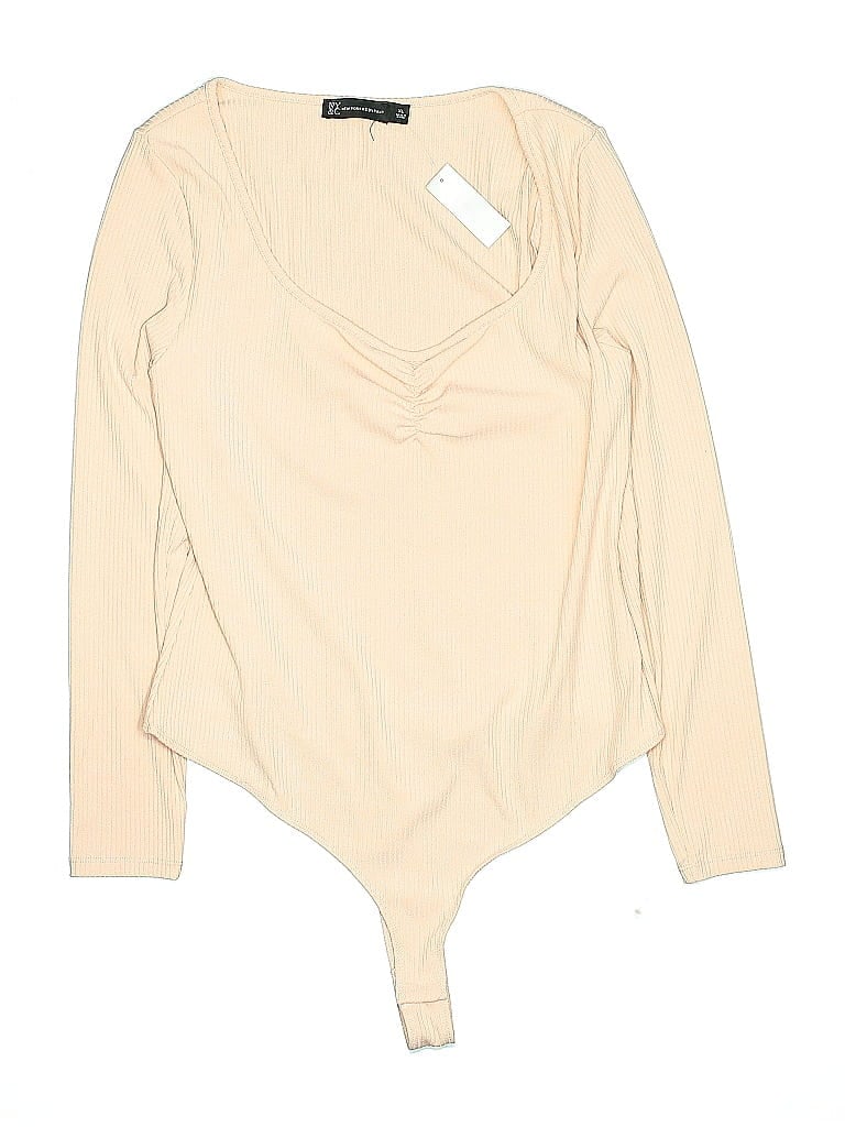 Pre-owned Ny & C Bodysuit In White