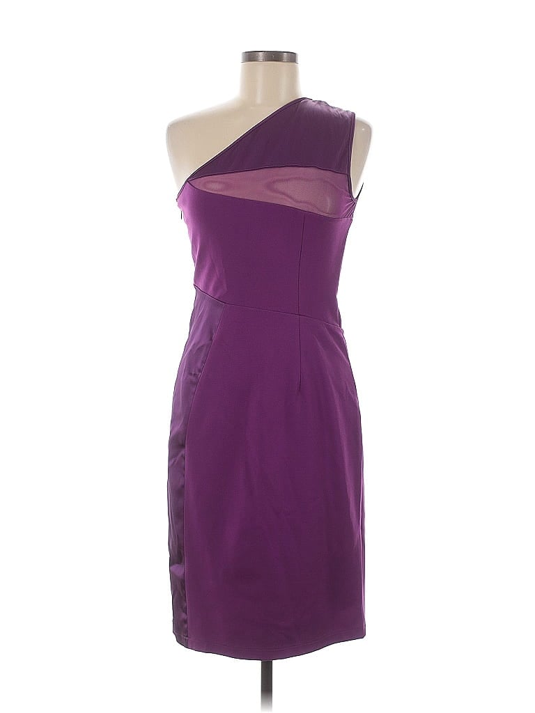 Click to view more detailed imagery on our partner's website Pre-owned Halston Heritage Cocktail Dress In Purple