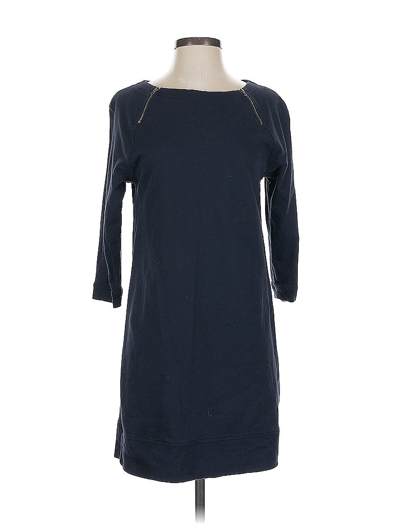 Pre-owned Ann Taylor Loft Casual Dress In Blue