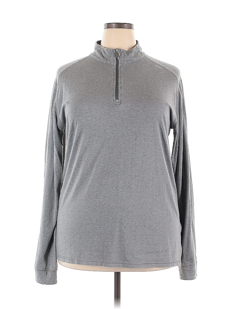 Pre-owned Tasc Fleece Jacket In Gray