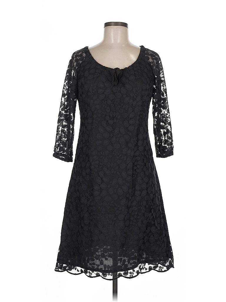 Pre-owned Garnet Hill Cocktail Dress In Black