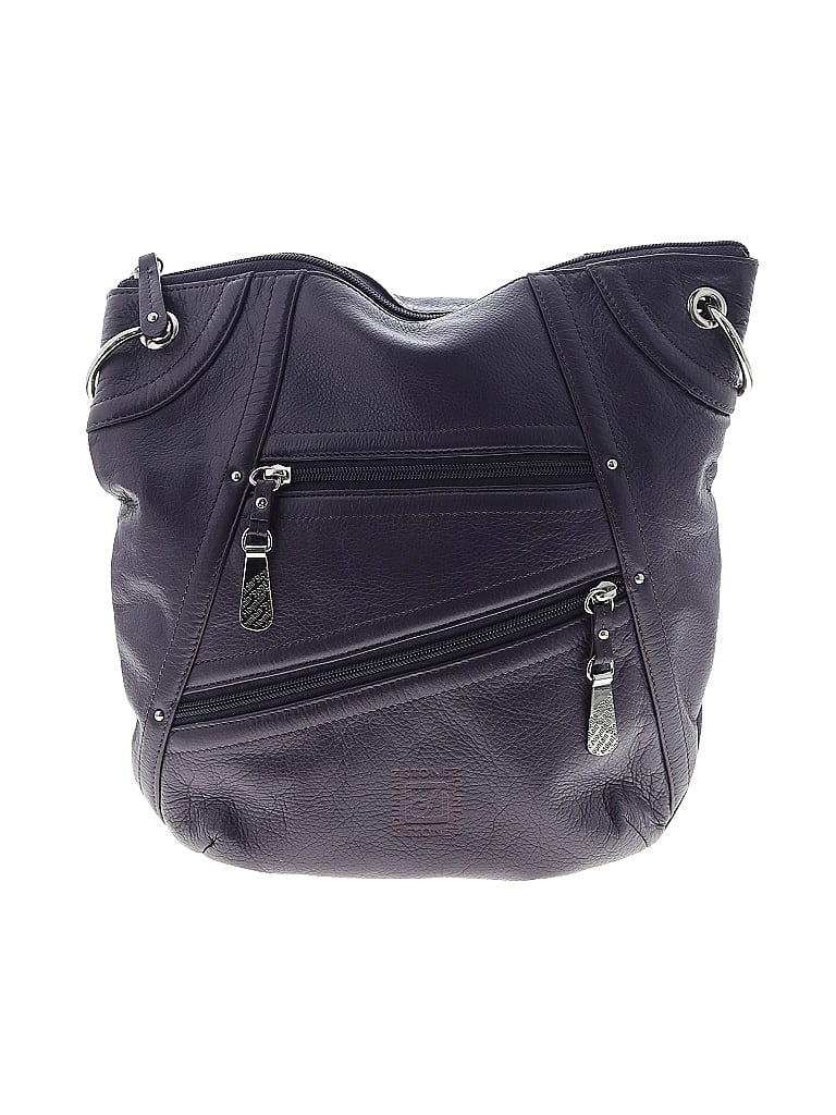 Amazing Purple Small Stone Pattern Pu Leather Shoulder Bags - Summer Travel Crossbody Handbags
