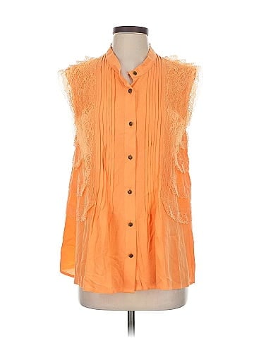 Pol Sleeveless Button-Down Shirt (view 1)