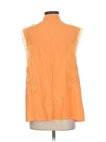 Pol Sleeveless Button-Down Shirt (view 2)