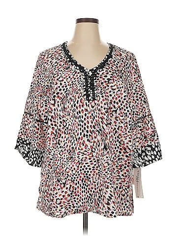 Foxcroft 3/4 Sleeve Blouse (view 1)