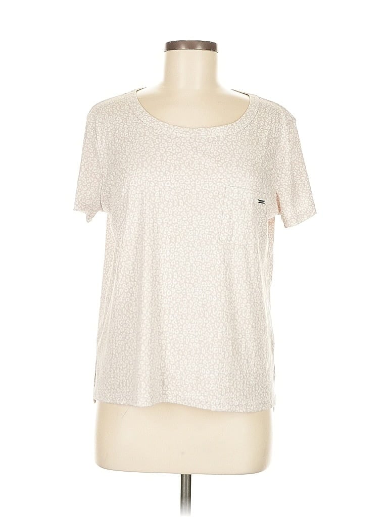 Pre-owned Tahari Short Sleeve T-shirt In White