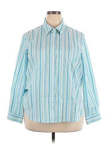 Foxcroft Long Sleeve Button-Down Shirt (view 1)