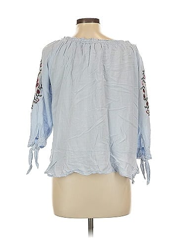 Democracy 3/4 Sleeve Blouse (view 2)