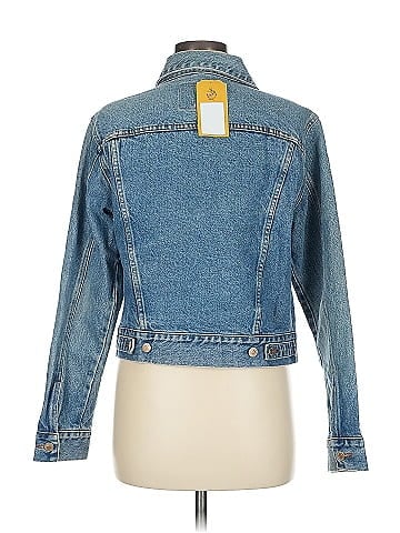 London Jean Classic Blue Denim Jacket, Medium (view 2)