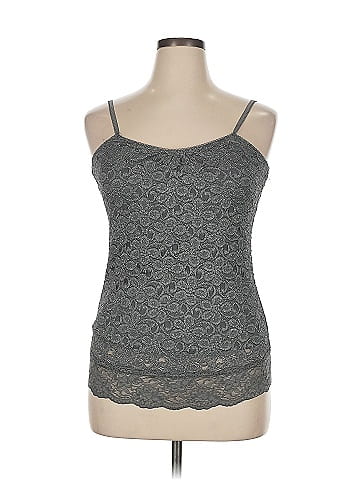 Vanity Black Lace Top with Glitter (view 1)