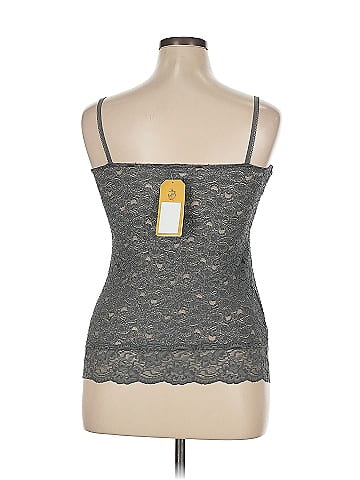 Vanity Black Lace Top with Glitter (view 2)