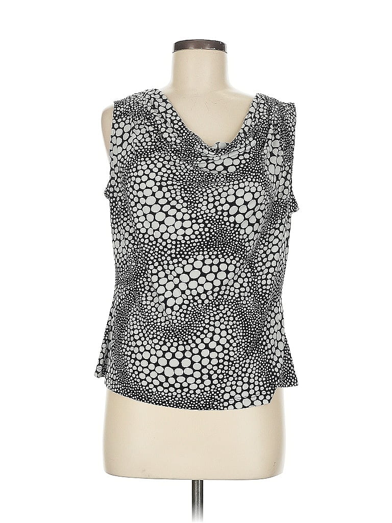 Pre-owned Calvin Klein Sleeveless Blouse In Black