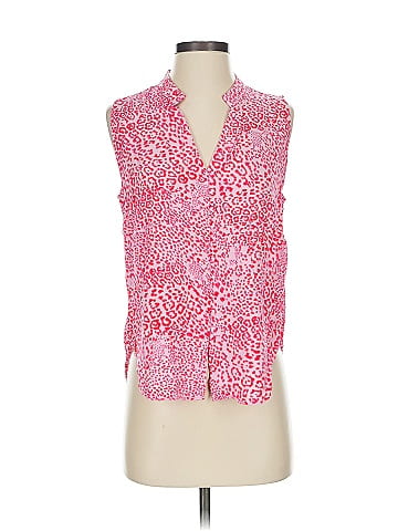 Velvet Heart Sleeveless Button-Down Shirt (view 1)