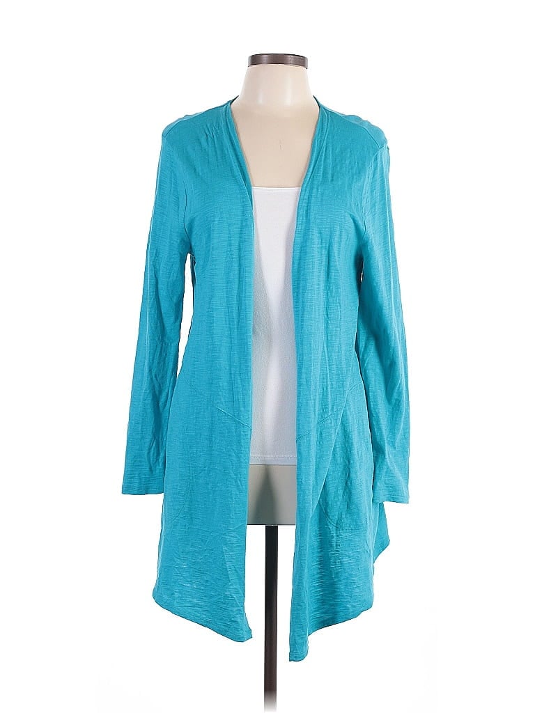Pre-owned Chico's Cardigan Sweater In Blue