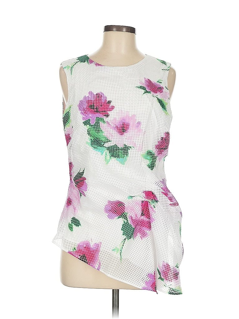 Click to view more detailed imagery on our partner's website Pre-owned Katherine Kelly Collection Sleeveless Blouse In White