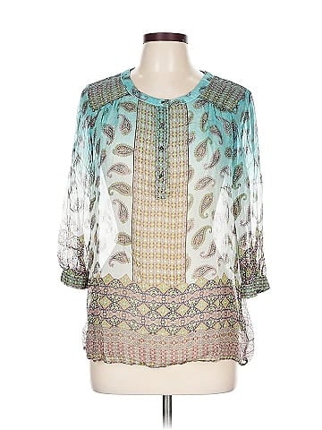 Gypsy 05 3/4 Sleeve Silk Top (view 1)
