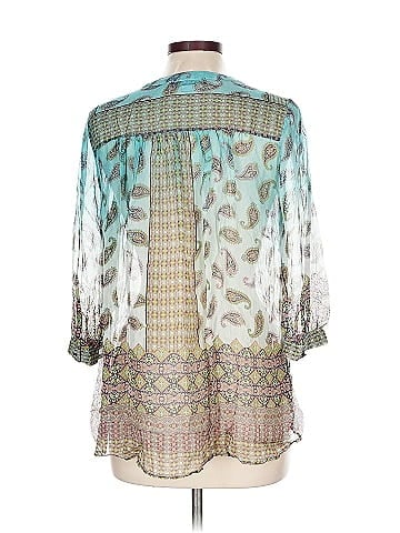 Gypsy 05 3/4 Sleeve Silk Top (view 2)