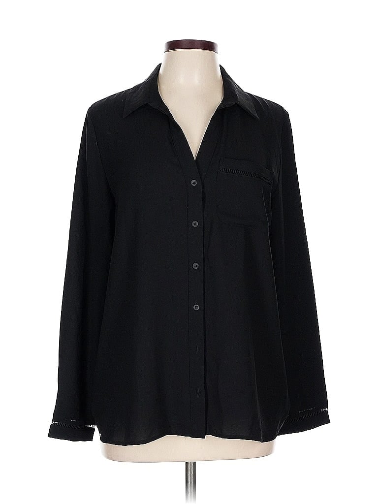 41HAWTHORN Pre-owned Long Sleeve Blouse In Black