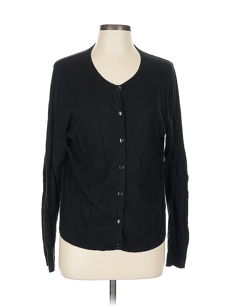 Pre-owned Old Navy Long Sleeve Blouse In Black