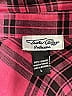 Tasha Polizzi Collection 100% Viscose Plaid Pink Long Sleeve Blouse Size L - photo 7