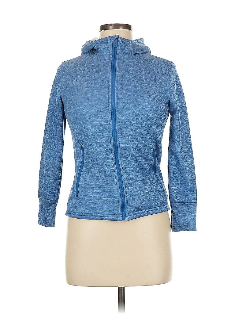 Pre-owned All In Motion Zip Up Hoodie In Blue
