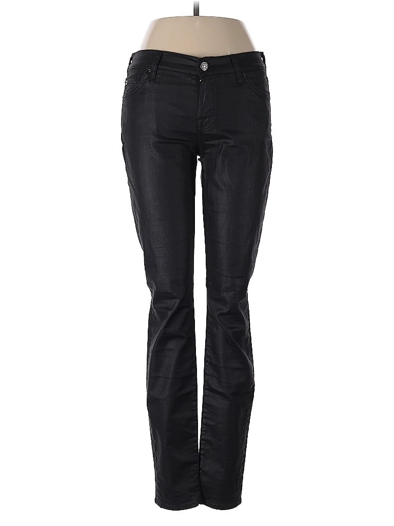 Pre-owned 7 For All Mankind Jeans In Black