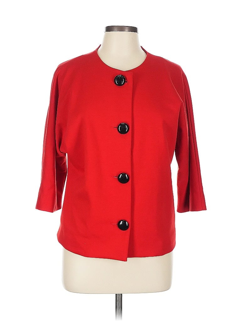Pre-owned Michael Michael Kors Blazer Jacket In Red