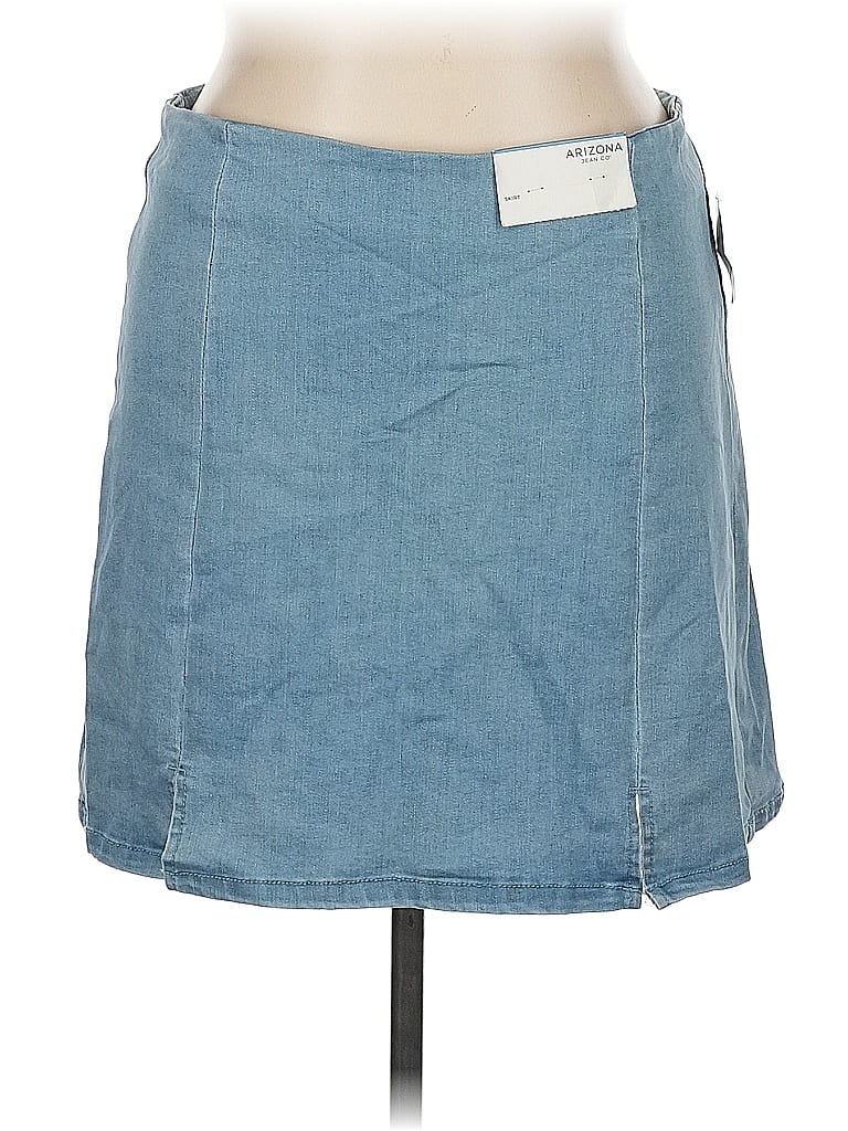 Pre-owned Arizona Jean Company Denim Skirt In Blue