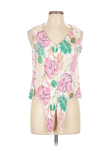 Juniper + Lime Sleeveless Blouse (view 1)