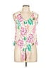 Juniper + Lime 100% Rayon Pink Sleeveless Blouse Size L (petite) - photo 1