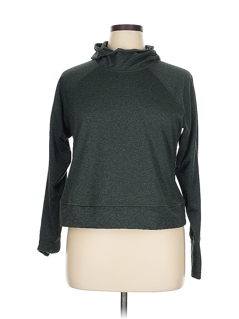 Pre-owned Active By Old Navy Turtleneck Sweater In Green