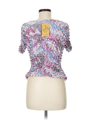 f.c Vibrant Popcorn Textured Y2K Top (view 2)