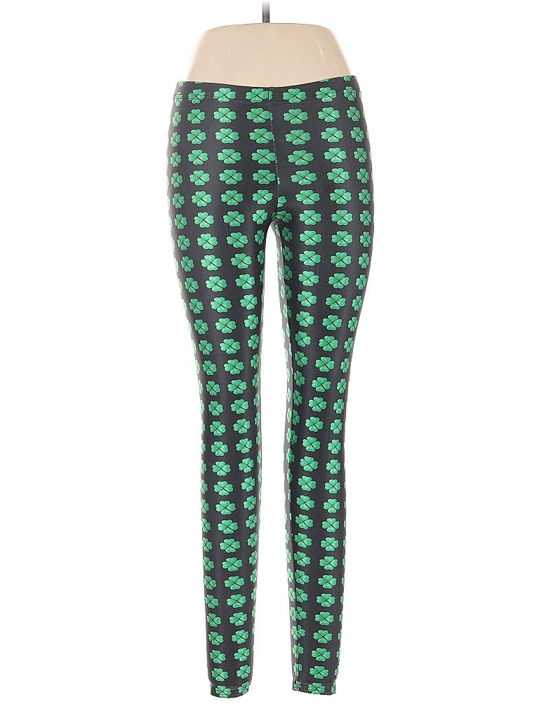 Pre-owned Unbranded Leggings In Green