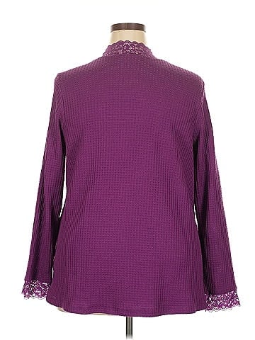 LOGO by Lori Goldstein Long Sleeve Blouse (view 2)