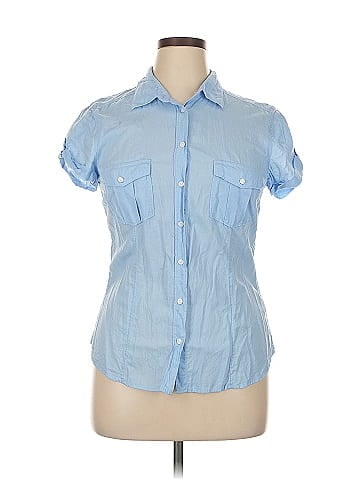 H&M L.O.G.G. Short Sleeve Button-Down Shirt (view 1)