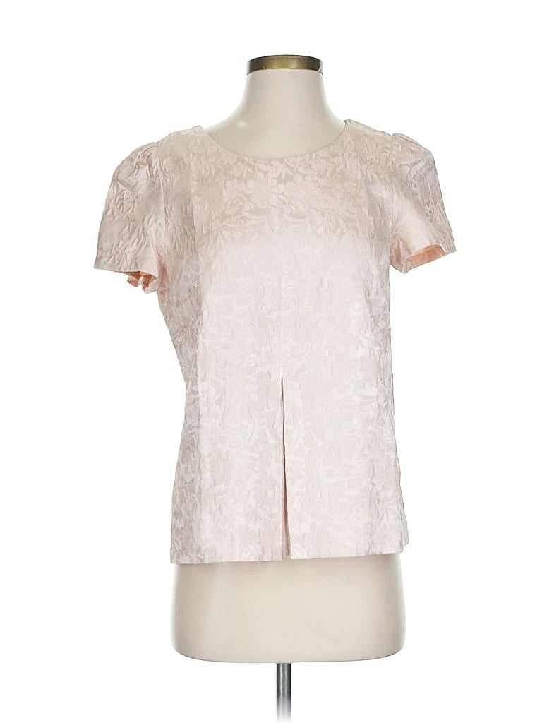 Pre-owned By Timo Short Sleeve Blouse In Pink