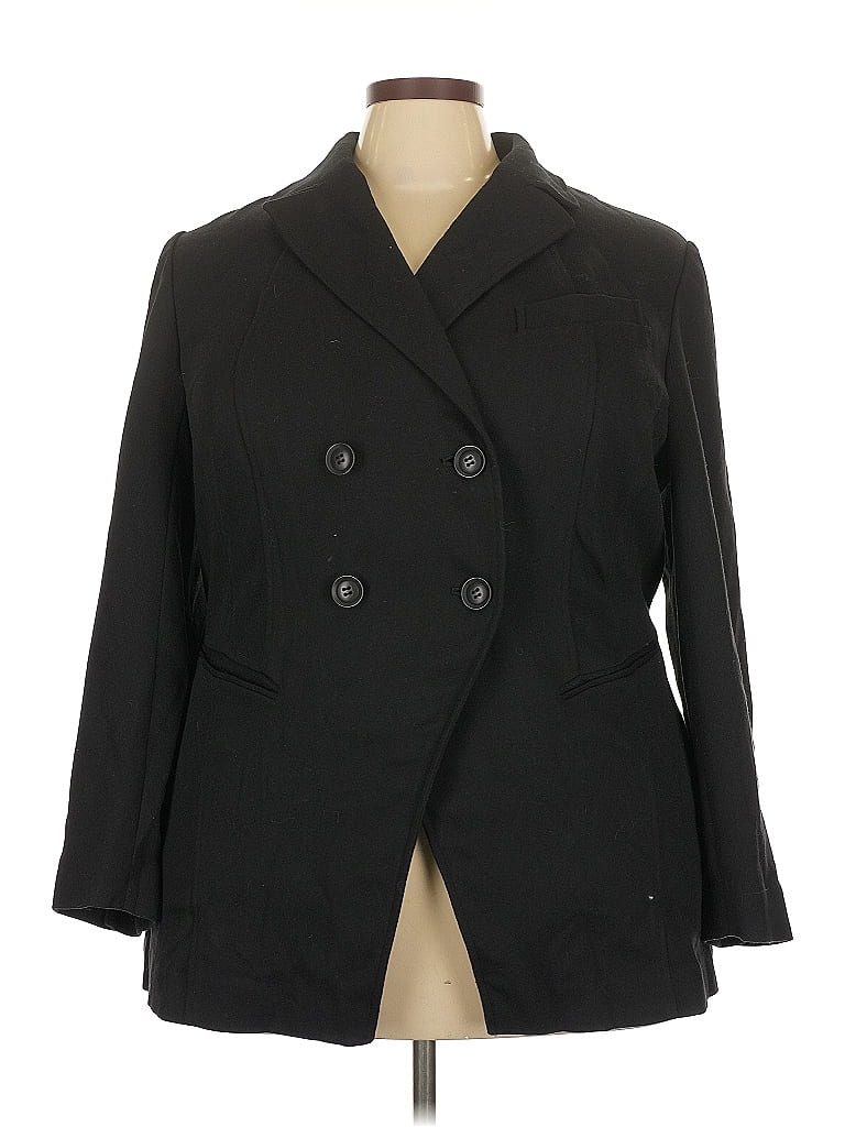 Blazer Coldwater Creek Taille 10 Noir Et Or - Manches Courtes Dentelle, Satin - Excellent état