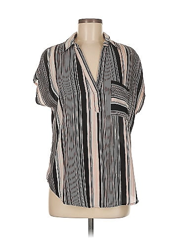 Soho JEANS NEW YORK & COMPANY Short Sleeve Blouse (view 1)
