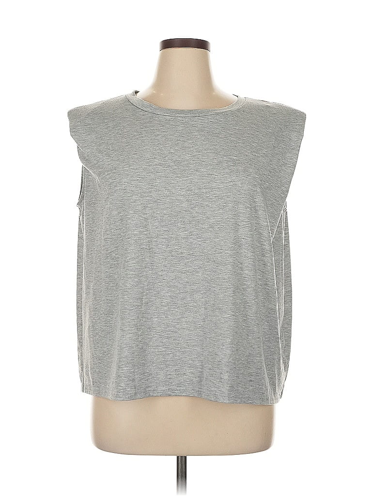 Pre-owned Miss Sparkling Sleeveless T-shirt In Silver