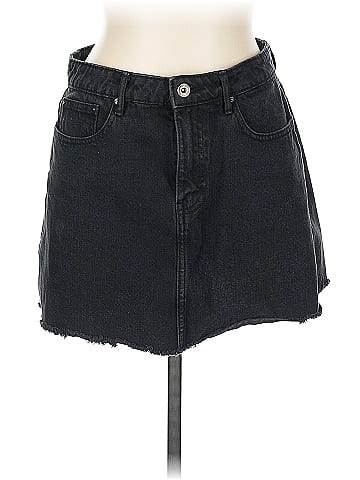 Zara TRF Denim Skirt (view 1)