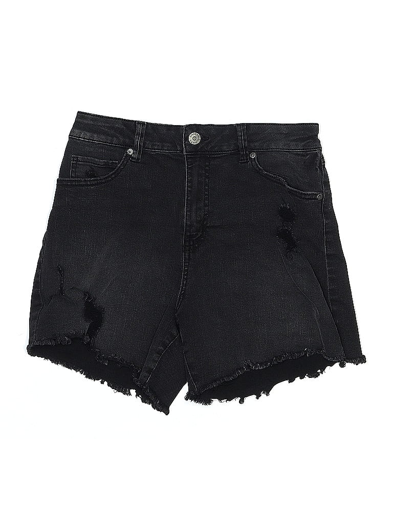 Pre-owned Sincerely Jules Denim Shorts In Black