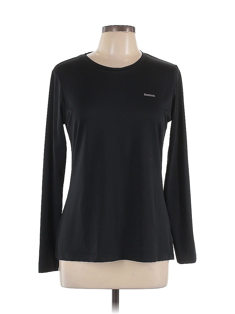 Click to view more detailed imagery on our partner's website Pre-owned Reebok Long Sleeve T-shirt In Black