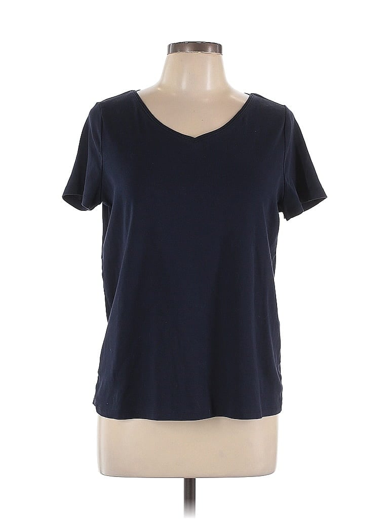 Click to view more detailed imagery on our partner's website Pre-owned Talbots Short Sleeve T-shirt In Blue