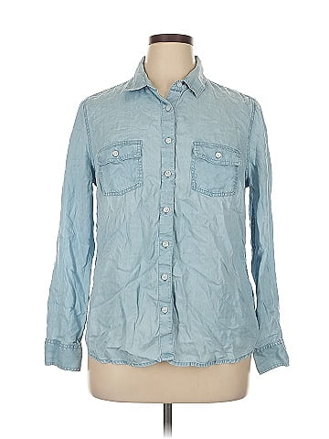 Crown & Ivy Long Sleeve Button-Down Shirt (view 1)