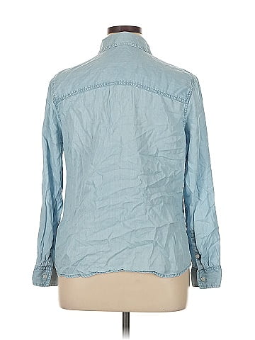 Crown & Ivy Long Sleeve Button-Down Shirt (view 2)